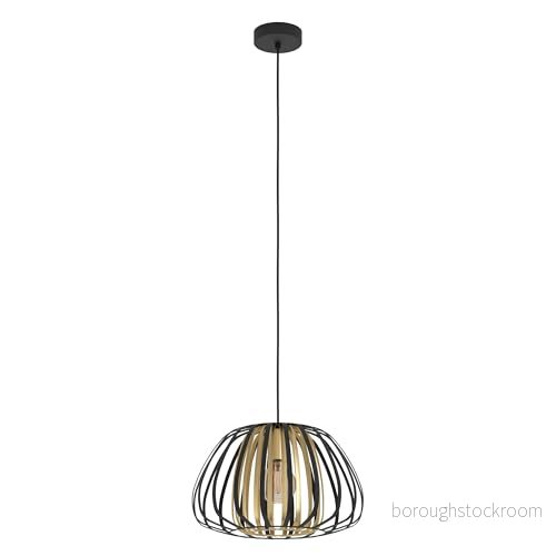 EGLO Encinitos Pendellampa - Svart/Mässing - Ø 37,5 cm 9002759996666