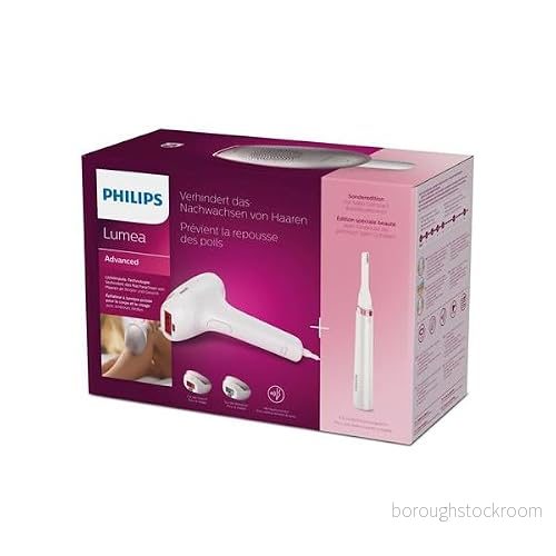 Philips Lumea IPL Advanced, 3 tillbehör hårborttagningsenhet plus Satin Compact penntrimmer (BRI923/00) 8710103882640