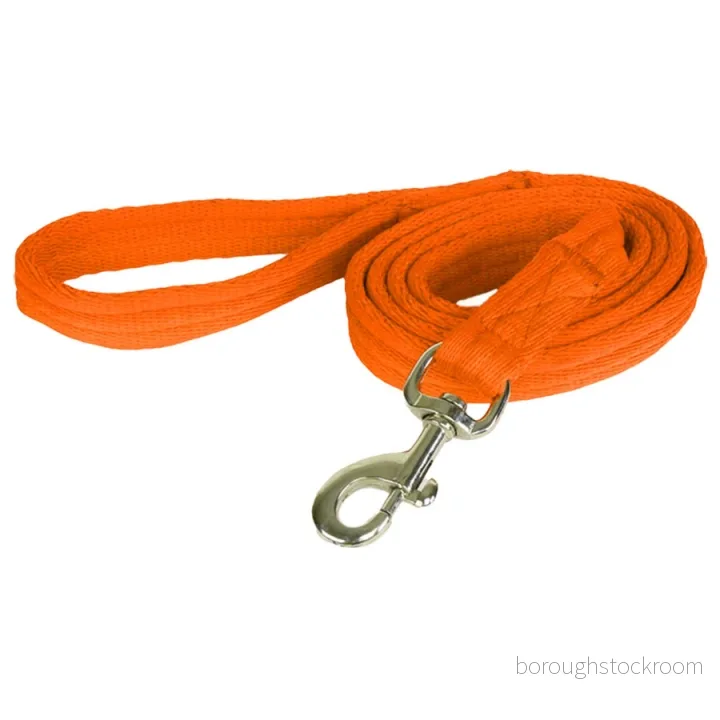 Shires WESSEX CUSHION WEB LEAD REIN Orange 1.8M 5051771443683