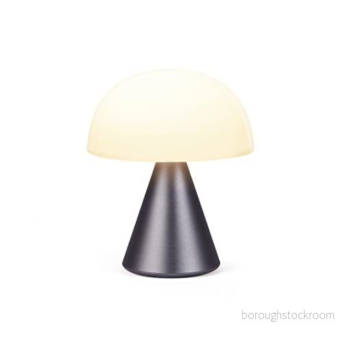 Lexon MINA M Dekorationslampa LED 9 färger grå metallic 3660491202238