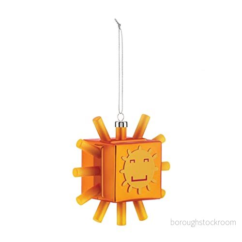 Alessi Sunflake GJ02 7 Juldekoration av Vintage, Skildrar en sol, Handinredda blåst glas, Multifärg 8003299458707