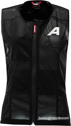 ALPINA PROSHIELD VÄST flexibel, ventilerande och individuellt justerbart ryggskydd för kvinnor, svart, S 4003692298447