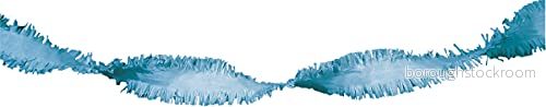 Folat Ljusblå Crepe Paper Garland 6 meter 8714572094016