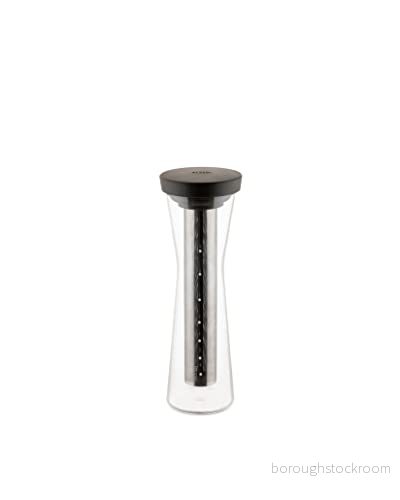 Alessi GIA31 BR kallbryggt kaffekaraff i borosilikatglas och termoplastisk harts, brun. Filter 18/10 rostfritt stål, plast 8003299466085