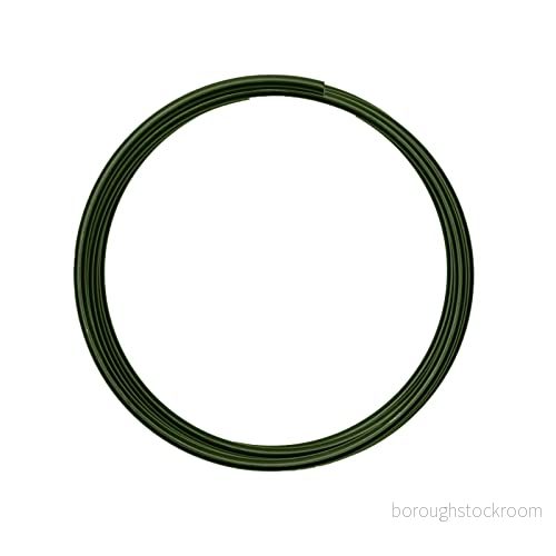 Vaessen Creative 24232 010 aluminiumtråd 4 mm 2 m mörkgrön, 8716052141340