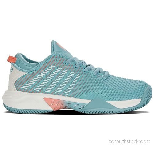 K-Swiss Hypercourt Supreme Hb tennissko för kvinnor, Blanc De Nile Blue Desert Flower, 39.5 EU 196483105773