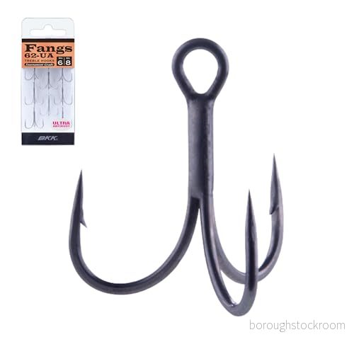 BKK FANGS 62 Diskantkrok 1/0 6 pack 2X Saltvatten Ultra Rostbeläggning Nålpunkt O'Shaughnessy Bend 6970595283802