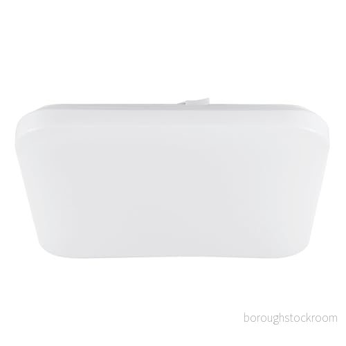 Eglo LED badrum taklampa Frania, 1 glödlampa taklampa, material: Stål, plast, färg: vit, L: 33 cm, IP44 9002759978853