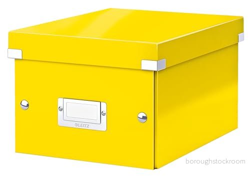 Leitz WOW Click and Store Förvaringsbox, A5, gul, 60430016 4002432122370