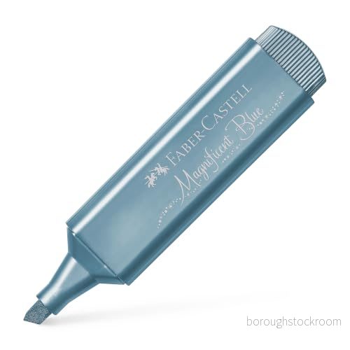 Faber Castell 154647 överstrykningspenna TL 46, metallisk isblå, 1 st 4005401546474