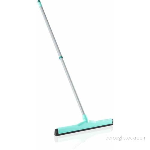 Leifheit 56421 Scopa Spingiacqua con Manico Telescopico e Doppia Gomma, Tessuto, Blu, 13 x 3.5 81 cm 4006501564214