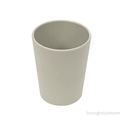 LÄSSIG Barnmugg dryckesmugg kopp barnsele utan melamin, BPA fri, gjord av biokomposit/mugg geo, varm grå, 1310078265 4042183986807