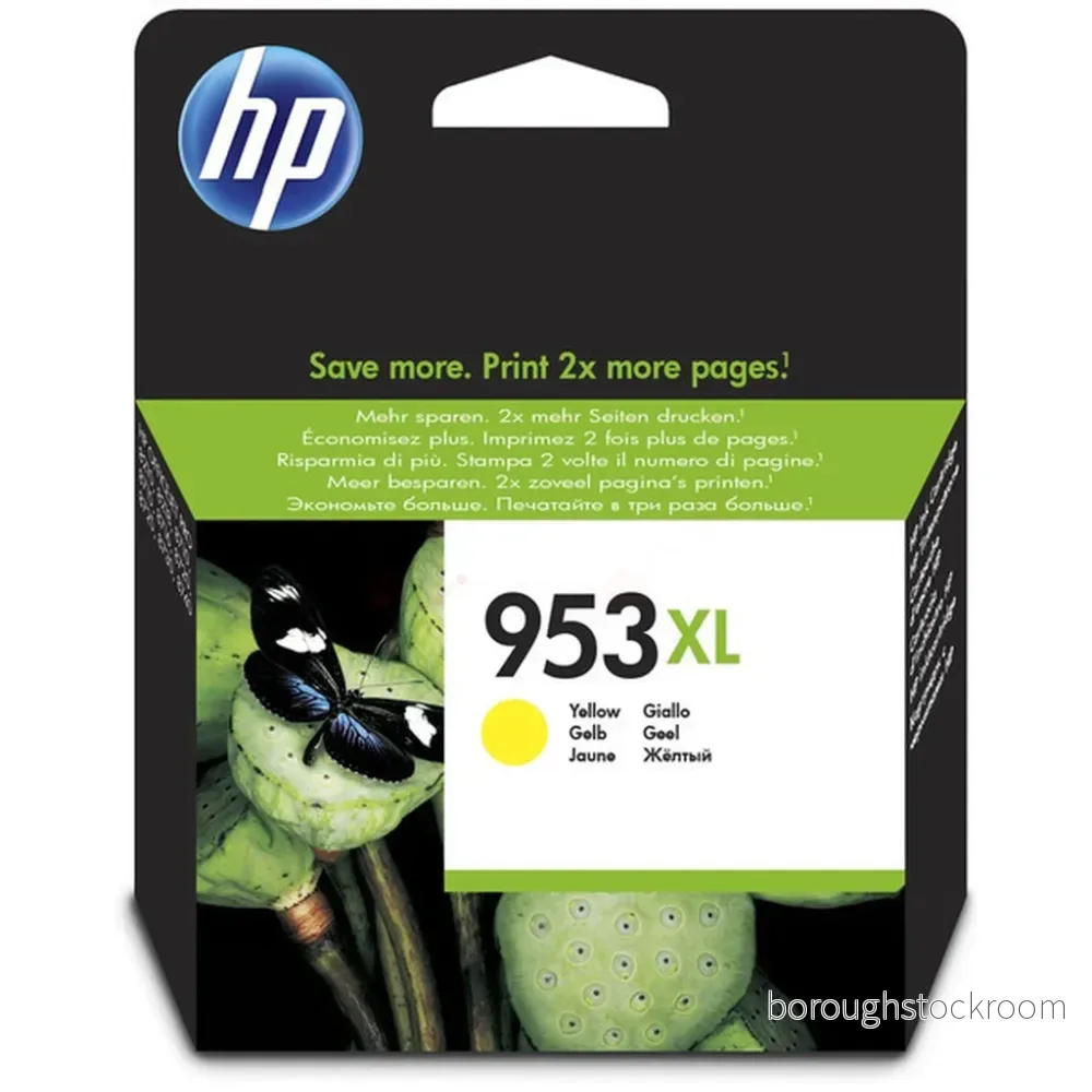 HP 953XL Gul Bläckpatron Original för Officejet Pro 7720/7730/7740/8210/8710/8715/8720/8725/8730/8740 725184104152