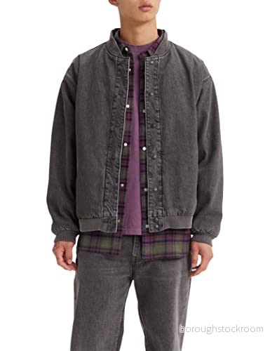 Levi's Chestnut Varsity Jacket Unisex Bomberjacka, Storlek: XXL, Grey denim 5401105564865