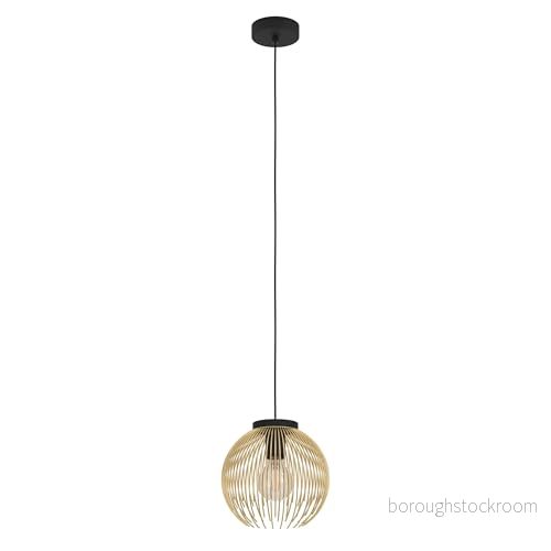 EGLO Venezuela pendellampa - svart/guld - 1-ljus 9008606242788