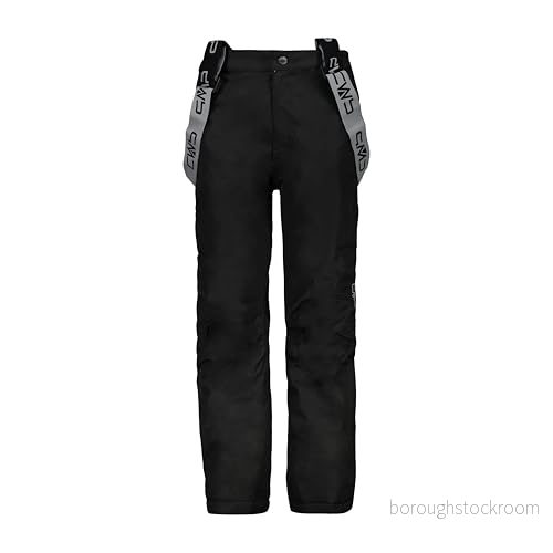 CMP Salopette Täckbyxor för barn, Svart, Twill, Storlek 98-176 8033625713668