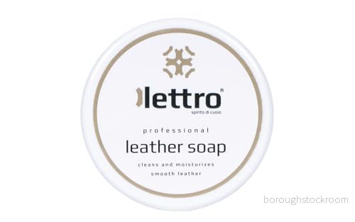Lettro Lädertvål Effektiv Rengöring Med Fuktgivande Konditioneringseffekt För Sadlar, Väskor, Bilbarnstolar, Möbler, Skor Och Lädervaror, 100 Ml 3,40 Fl. Oz. 5908226958097