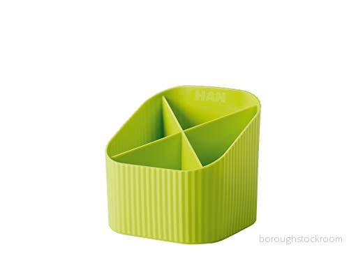 HAN skrivbordskoger Re X LOOP säger ja till 100% återvinningsbar, modern, ung design för alla skrivbordsredskap, lemon, 17238 950 4012473172869