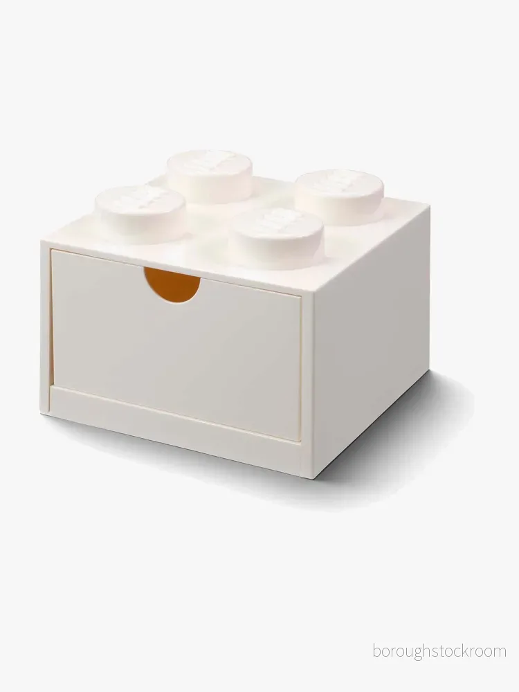 Lego Förvaring med Låda 4, Vit 5711938031916 Lego Förvaring med Låda 4, Vit 5711938031916