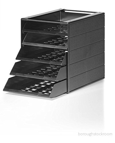 Durable 1712003058 blankettbox IDEALBOX BASIC Blue Angel 5 fack, antracitgrå 4005546108216