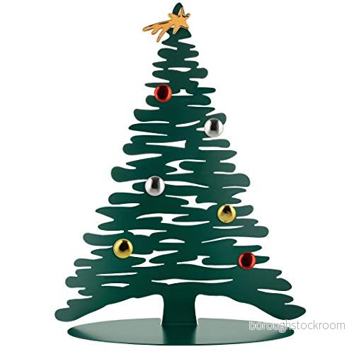Alessi Christmas Tree Bark BM06 GR Green 45 cm by Michel Boucquillon & Donia Maaoui 8003299439478