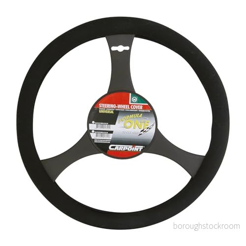CARPOINT 2561501 Housse de volant noir 35 Polyester 8711293013401