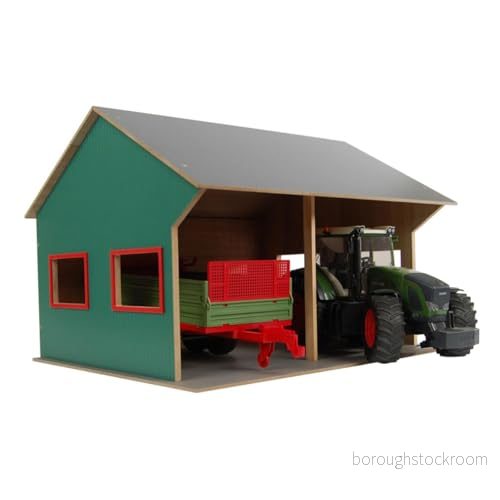 Kidsglobe Traktorgarage för två fordon 8713219446829