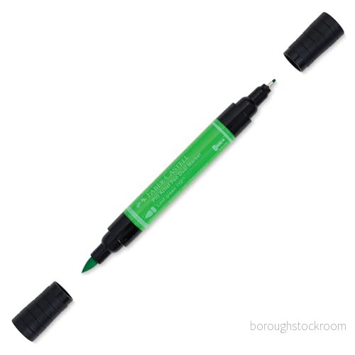 Faber-Castell PITT Artist Pen Dual Marker India Ink - bladgrön 4005401621126