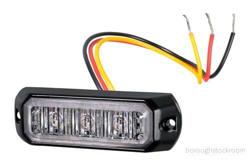 HELLA LED Blixtvarningsljus - BST 12V / 24V röd Skruvanslutning/påbyggd Kabellängd: 200mm Kontaktutförande: öppna kabeländar Sats Antal: 2 2XD 014 561-601 4082300745320