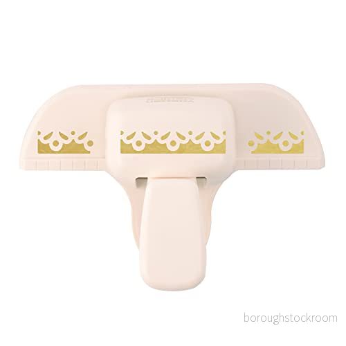 Vaessen Creative Border Punch spetskant 9,6 x 4,5 cm cirkelstans för korttillverkning och hantverk 8716052163014