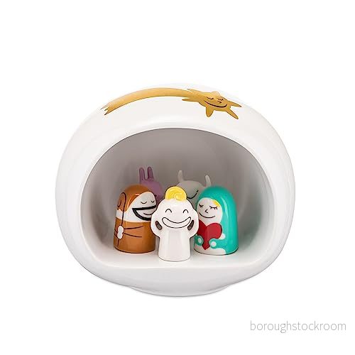 Alessi Nativity Scene White AMGI10SET by Massimo Giacon 8003299404872