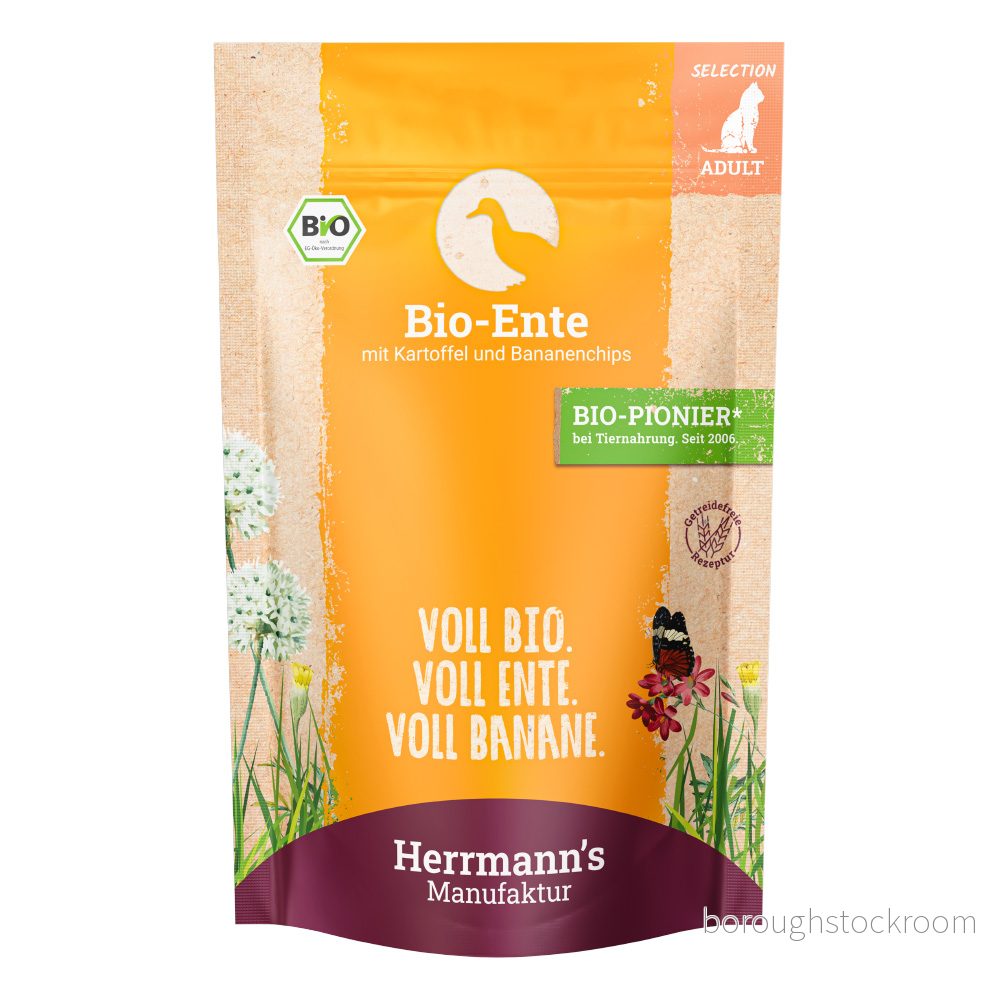 Herrmann's Manufaktur Selection Bio Anka med potatis- och bananchips (20 x 100 g) 4047459007477