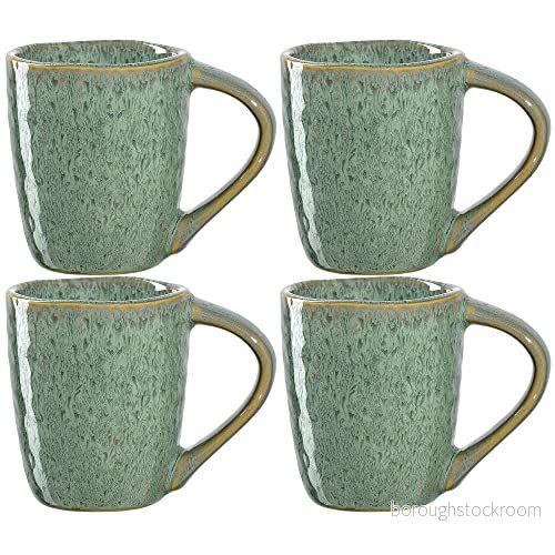 LEONARDO HOME 018597 MATERA Espressokopp 90 ml grön, set om 4, keramik 4045037185975