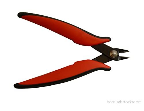 Vaessen Creative Tång spetstång trådskärare med ergonomiskt handtag skärtång för smyckestillverkning, bokbindning och pysselprojekt 8716052190478