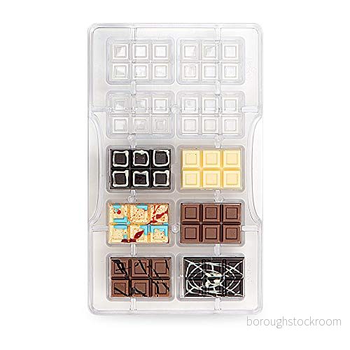 Decora 0050140 Mini Bar Chocolate Mould 42 X 28 9 H Mm 200 120 22 8024622068417