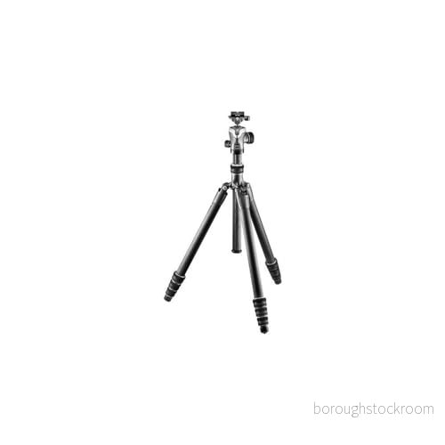 Gitzo GK2545T 82QD Stativsats för resenärer med Pro Center kulhuvud kompakt, vikbar och ljus kort kolumn ingår fotografering på marknivå, serie 2 4 sektioner, kolfiber 8024221640366