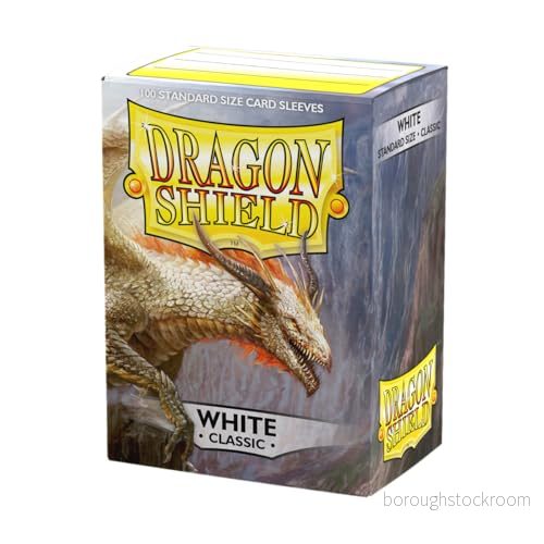 Draksköldsärmar vit standardstorlek däckskydd (100 ct) arcane... 5706569100056
