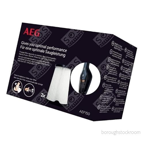 AEG 9001683755, Skaftdammsugare, Filter, Vit, Låda, 2 styck, styck 7321424003570