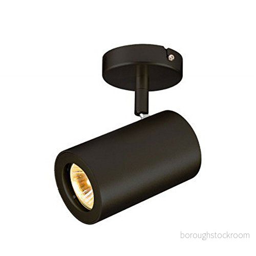 SLV ENOLA_B Lampa aluminium/stål, svart, vägg- och taklampa Qpar51 50w svart 4024163149952