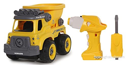 JAMARA Dumppare First RC Kit 27 delar med sladdlös skruvdragare 405226 orange 4042774463656