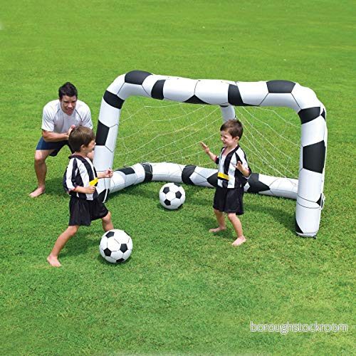 Bestway 52058 fotboll nät badfigur, svart, en storlek 6942138950267