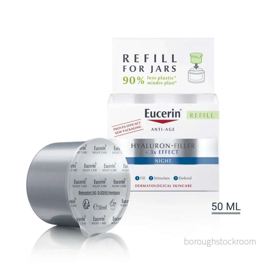 Eucerin Hyaluron-Filler + 3x Effect Hydration Booster Nattkräm Refill 50 ml 4005900990303