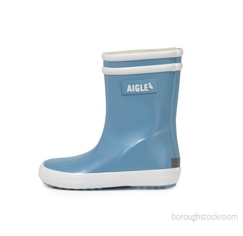 Aigle Baby Flac 2, Unisex regnstövlar, Blå Bleu Ciel, 22 EU 3246578891146