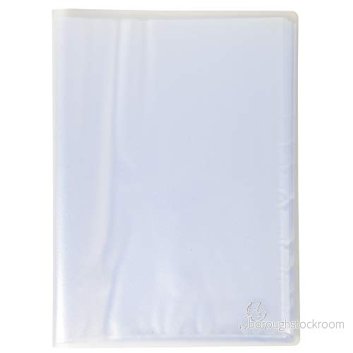 Exacompta 85269E mapp (Crystal Colours, PP, robust, 20 fodral (40 visningar) för dokument DIN A4) 1 st slumpmässig färg 3130630852698