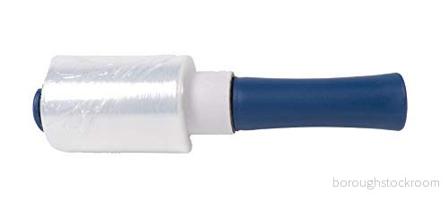 24 rullar bundelstretchfolie 17 my x 10 cm 150 mr + 1 gratis dispenser 8719033042230