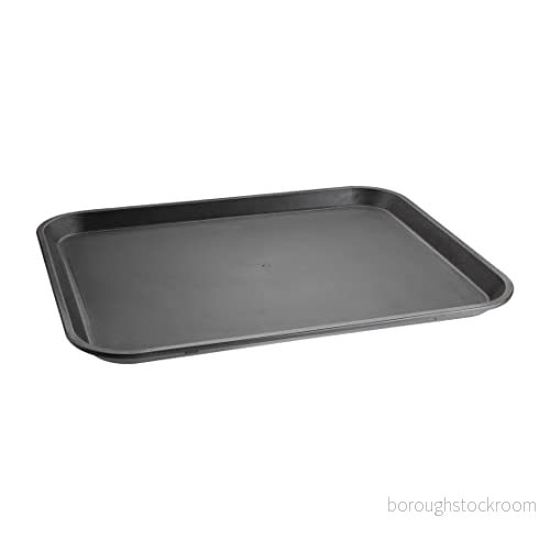 Kristallon halkfri bricka svart 25 x 458 356 mm serveringsfat kafeteria restaurang 5050984399541