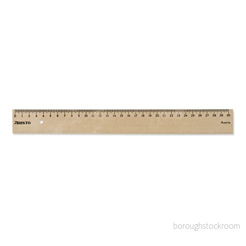 Aristo College trälinjal AR23330, 30 cm längd, gjord av björkträ 9003182233304