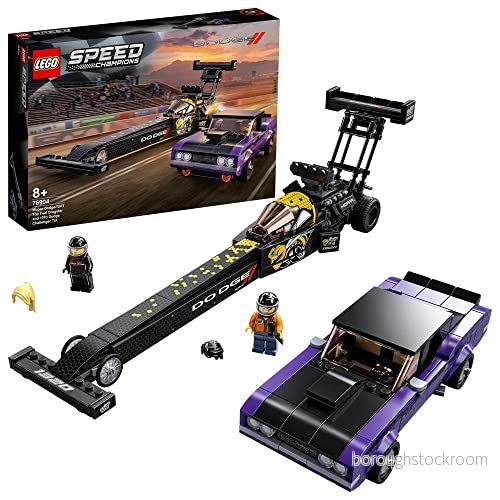 LEGO 76904 Speed Champions Mopar Dodge//SRT Top Fuel Dragster and 1970 Dodge Challenger T/A 5702016912500