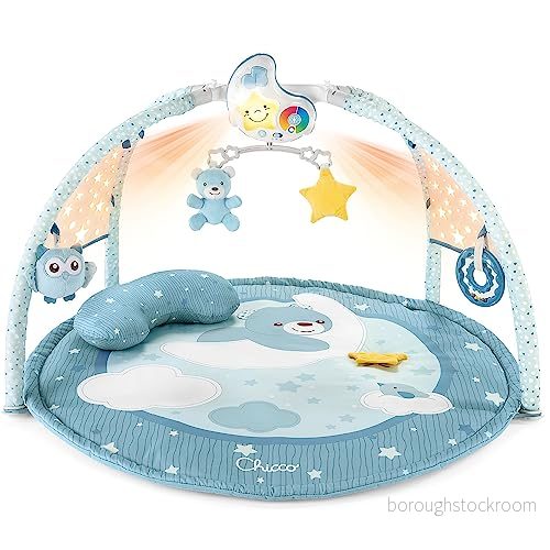 Chicco Enjoy Colors Babygym - 3in1 - Ljusblå med melodier och projektor 8058664112548