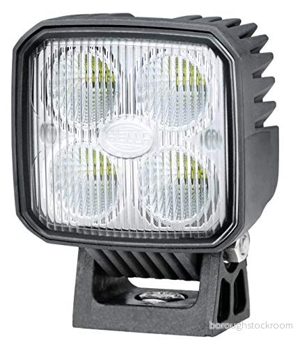 HELLA LED Arbetsstrålkastare Q90 compact 12V / 24V 1200lm skruvad/påbyggd svängbar monteringsbygel Golvbelysning Kabellängd: 350mm Kontaktutförande: AMP 1GA 996 284 152 9002920159982
